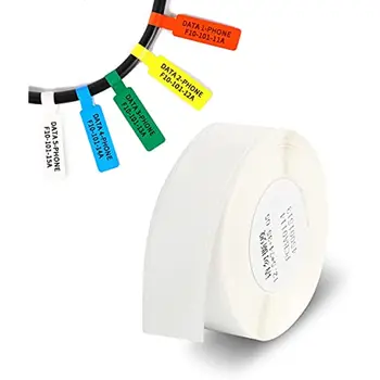 NIIMBOT D11 Imprimanta Etichete Colorate Impermeabil Cablul de Sârmă Etichete Etichete Autocolante Rezistent la Rupere Cablul de alimentare al Calculatorului Etichete Bandă 65Pcs