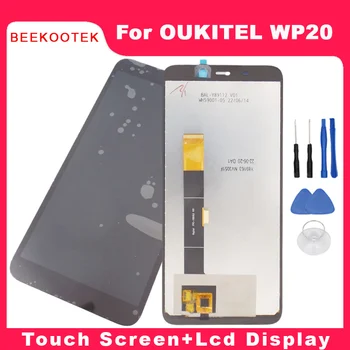 Nou, Original, OUKITEL WP20 Display LCD+Touch Screen Digitizer Reparare Inlocuire Accesorii Piese Pentru OUKITEL WP20 Telefon Inteligent