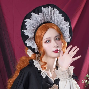 Noua Lolita Arc Dantelă Bnthat Frizură Retro Lolitas Fată Victorian Bnt Pălărie Stil Kawaii Drăguț Dulce Femeile Anime Cosplay Pălării