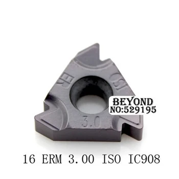 Original 10buc 16ER 16 ERM 3.00 ISO IC908 16 ER Insertii Carbură de cutite de Strung CNC Cutter cuțit de Strunjire utensili tornio
