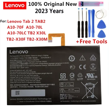 Original nou 3.8 V 7000mAh 26.6 Wh Original L14D2P31 Bateriei Pentru Lenovo Tab 2 A7600-F A10-70F Tab 2 A10-70 A10-70L Baterie