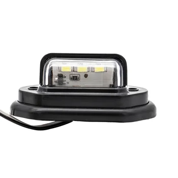 Pachet de 2 10-30V 3 Led-uri Indicator de Viraj de Înmatriculare Lumini de poziție Laterale pentru Camioane Camioane Rulote Remorci