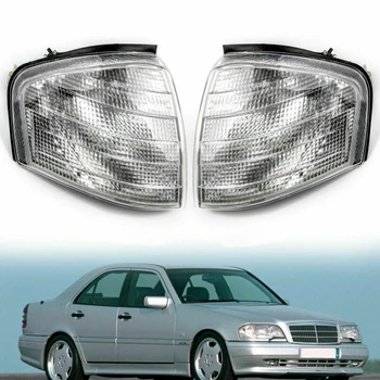 pentru Mercedes Benz C Class W202 1994-2000 Pereche Colț Lumini de Semnalizare Lămpi 2028261143 2028261243