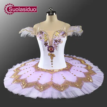 Profesionale Alb Stadiul Adult Balet Tutu Costum Femei Balet-Dans De Performanță Apperal Copii Fusta De Balet Fete Rochii