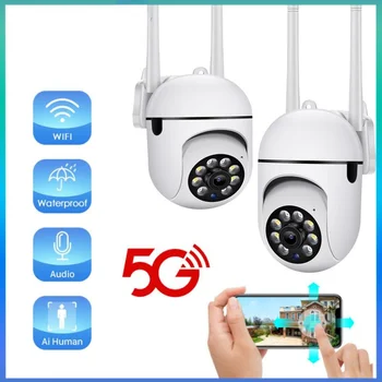 Protecție de securitate 2MP, 3MP WiFi PTZ Camera de 5MP IP Wireless de Exterior HD 1080P AI Omului de Detectare P2P de Supraveghere Video CCTV cel Mai bun