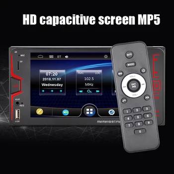 Radio auto 2-Din-MP4 Player Power Off Memory Bluetooth Capacitiv Apel Inversarea Ecran Tactil de 7 Inch Pentru Toyota FM TF Card HD