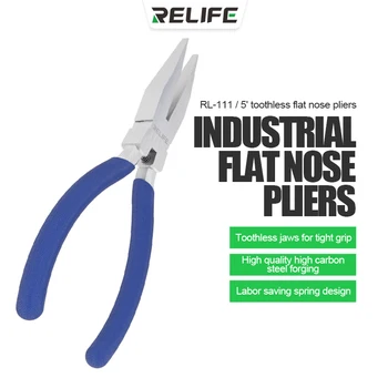 Relife RL-111 fără dinți Flat Nose Clește pentru Telefon Mobil/ Mic Aparat Electric/ Electrician / Electrocasnice/ Lucru Manual
