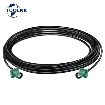 RG174 Fakra E Cablu Fakra E mascul la Mascul Cablu Coaxial de Antenă Cablu de Extensie ftor Antena WiFi Verde