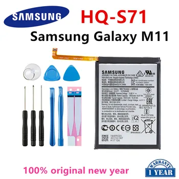 SAMSUNG 100% Orginal HQ-S71 5000mAh de Înaltă Calitate Baterie de schimb Pentru Samsung Galaxy M11 Baterii de telefon Mobil+Instrumente