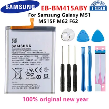 SAMSUNG Orginal EB-BM415ABY 7000mAh Înlocuire Baterie Pentru SAMSUNG Galaxy M51 M515F M62 F62 Baterii de Telefon Mobil+Instrumente