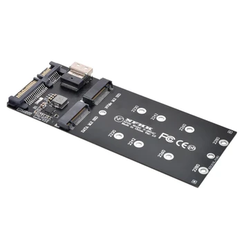 SATA 22Pin Adaptor SFF-8654 La M. 2 U2 Kit de unitati solid state M-Cheie Pentru SAS NVME Pcie SSD SATA SSD Adaptor Riser Card Pentru Placa de baza