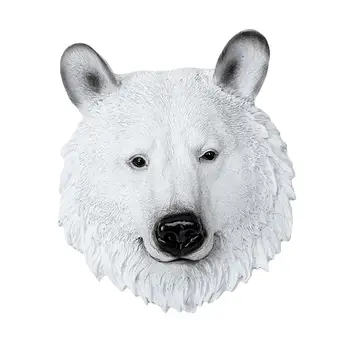 Simulare De Urs Polar Agățat De Perete Animale Decor De Perete Ornament Opera De Arta De Viață Cum Ar Fi Sculptura Fermă Cameră Decor Acasă