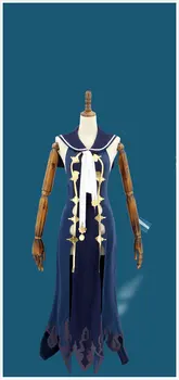 Sinoalice Sirena Cosplay Costum Albastru Rochie Uniformă Halloween Ccostumes Pentru Femei