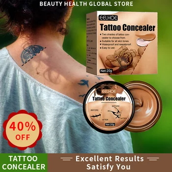 Tatuaj Corector Profesional rezistent la apa Tatuaje Acoperi Machiaj Corector Tatuaj Cover Impermeabil pentru Petele Mol Ascunde Cusur