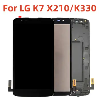 Testat de Înlocuire Pentru LG K7 MS330 X210 X210DS Display LCD+Touch Screen Digitizer Sticla de Asamblare +Instrumente