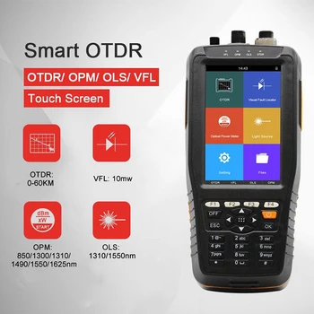 TM290 Smart Mini OTDR 1310 1550nm 1610nm cu VFL/OPM/OLS Ecran Tactil Optice în Domeniul de Timp Reflectometru Freeshipping