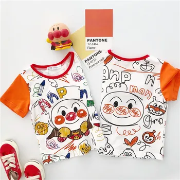 Tonytaobaby de Vară Stil Nou Copil Băieți și Fete Bumbac Desene animate T-shirt cu Maneci Scurte Tricou Creion Element