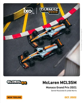 TW Pistă de Lucrări 1:64 McLaren MCL35M F1 Colecție de turnat din aliaj de decorare auto jucarii model