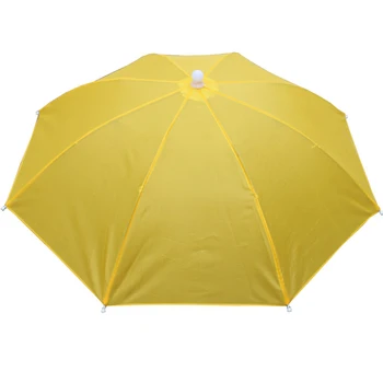 Umbrelă de ploaie Pălărie Pliabilă în aer liber parasolar rezistent la apa de Pescuit, articole pentru acoperirea capului Capac Anti-Ploaie Anti-UV Pescuit Umbrele de Plajă Capace