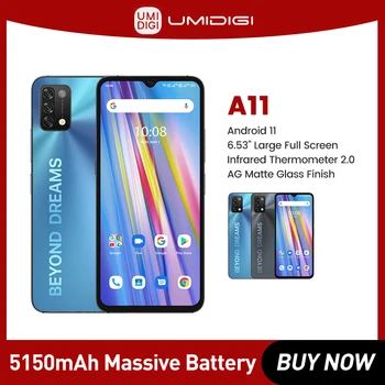 UMIDIGI A11 Android 11 Smartphone 4GB 128GB 6.53
