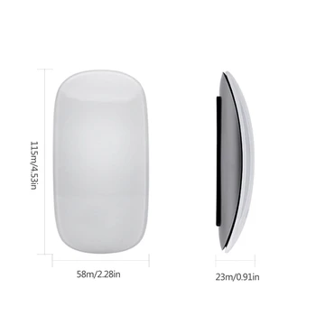 Wireless Bluetooth Mouse-ul fără zgomot Clic pe Silent Mouse-ul Reîncărcabilă Mouse-ul Q1JF