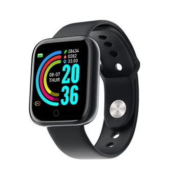 Y68 Ceas Inteligent Bărbați Femei Smartwatch Heart Rate Monitor de Presiune sanguina Fitness Tracker Ceas Brățară Inteligentă pentru Android și IOS