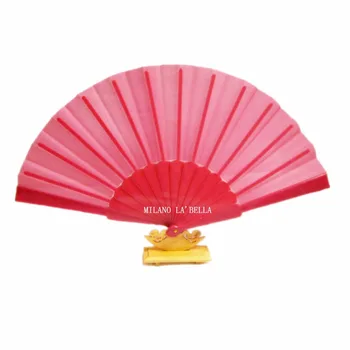 [ Zbura Vulturul ] Transport Gratuit antic chinez de bambus pliere silk hand fani pentru cadou și arta-colectia roz