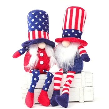 Ziua Veteranilor Americani Gnome Alegerea Președintelui Decor Cuplu Patriotic Třmte 