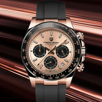 În 2020, Noul PAGANI DESIGN Mens ceasuri de Top de brand de Lux cuarț Ceas Sport Pentru Barbati Chronograph Automatic 100M rezistent la apa Ceasul Om